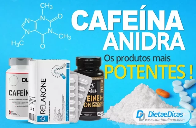 Suplemento de cafeína em cápsulas para emagrecer | Dieta e Dicas