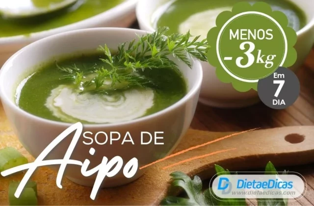 Dieta da sopa de aipo para emagrecer em 7 dias | Dieta e Dicas