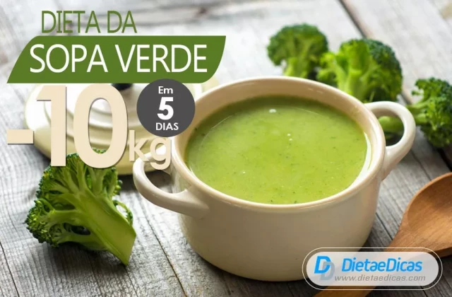 Dieta da Sopa Verde Emagreça até 10kg em 5 dias | Dieta e Dicas