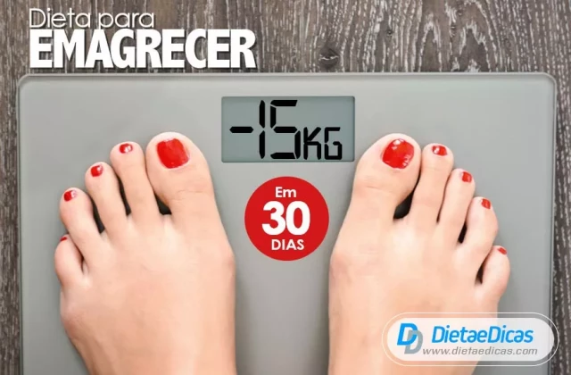 Dieta para emagrecer 15kg em 30 dias | Dieta e Dicas