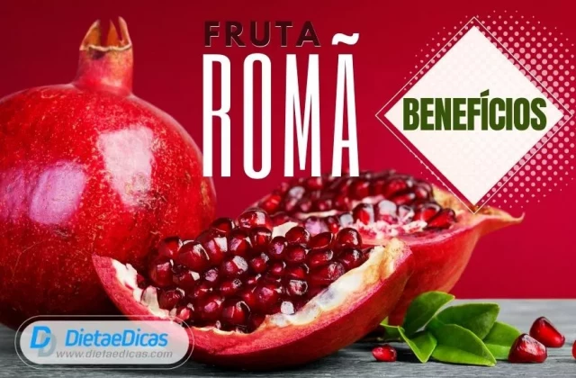 fruta romã beneficios