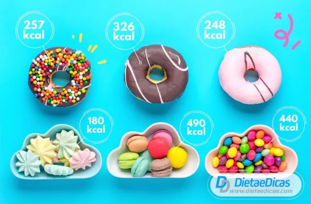 Qual doce tem menos calorias