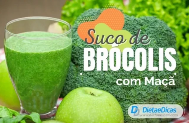 Suco de brócolis: receita com maçã | Dieta e Dicas