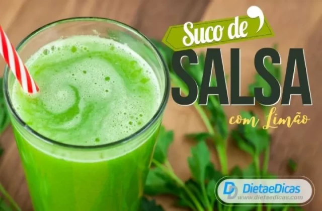 Suco de Salsa com Limão | Dieta e Dicas
