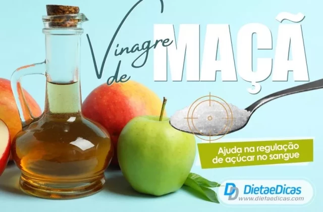 Vinagre de maçã ajuda na regulação de açúcar no sangue | Dieta e Dicas