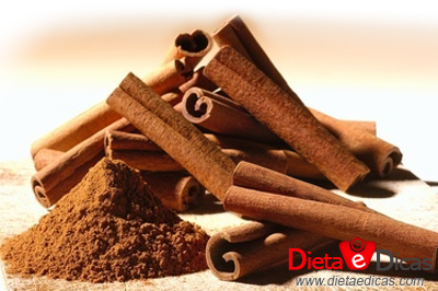 Ilustração de canela em pó emagrece, canela em pó benefícios, canela em pó propriedades, canela em pó diminui a fome e vontade de comer doce, canela em pó como usar, canela em pó contra indicações e efeitos colaterais