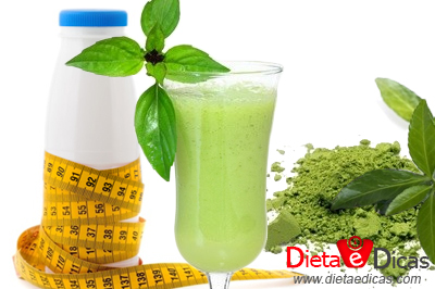 Ilustração de chá verde com iogurte, chá verde com iogurte emagrece, chá verde com iogurte receita