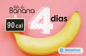 dieta da banana 4 dias