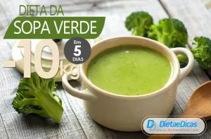 Dieta da Sopa Verde Emagreça até 10kg em 5 dias