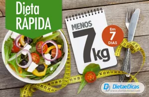 Dieta de uma Semana para Perder 7kg